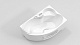 BellSan Акриловая ванна Индиго 168x110 L с гидромассажем с ручками – фотография-6